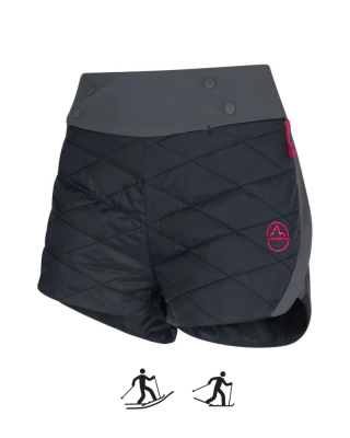Women's shorts LA SPORTIVA Parallel Primaloft Short W Black/Cerise